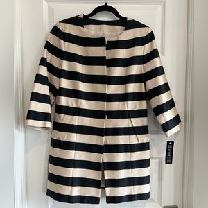 Bianca NYGARD Blazer in Sand/Black, Size 8, New With Tags